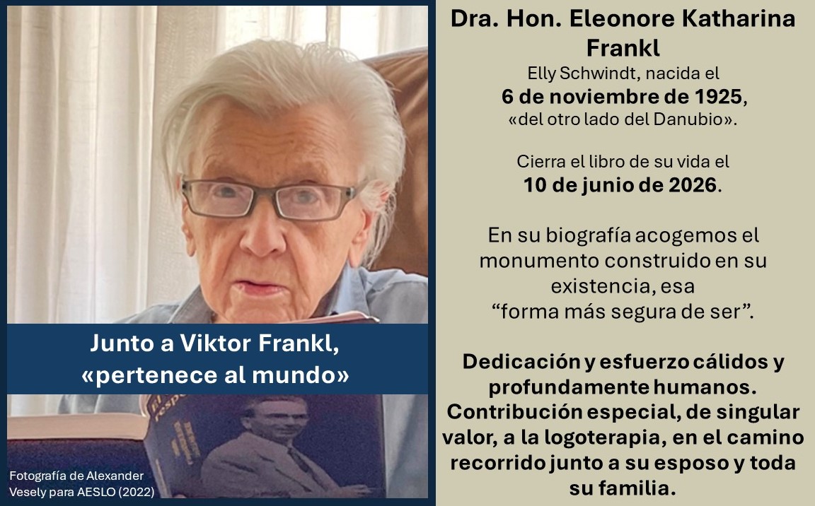 Dra. Hon. Eleonore Frankl (1925-2026)